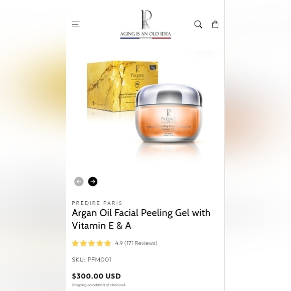 Argan Oil Facial Peeling Gel with Vitamin E & A - Picture 5 of 5
